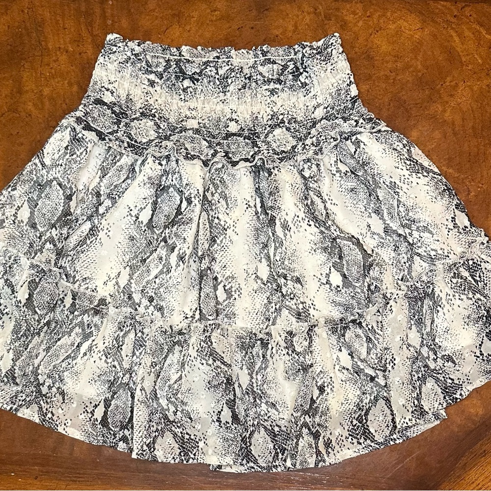 XS Snake Print Altar’d State Skirt